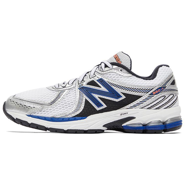 New Balance 860 V2 Унисекс Сине-белые Низкие Тренировочные Беговые Кроссовки ML860XB
