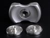 Mini Double Leaf Hand Spinner Stainless Steel Metal EDC Fidget Spinner Finger Stress Tri-Spinner Autism ADHD Anxiety Stress Toy