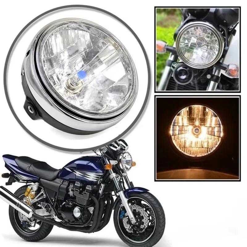 Новый Горячий 1 шт. Хрустальные Фары Мотоцикла Hornet 600 900 CB400/900 Модифицированная Фара в Сборе Фара Мотоцикла
