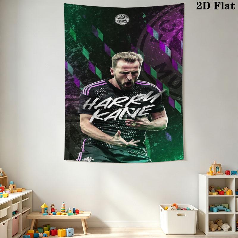 Harry Kane King Wall Hanging Printed Fabric Blanket Decorative Tapestries for Bedroom Living Room Home Decor