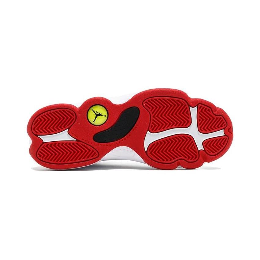 Jordan Детские баскетбольные кроссовки Air Jordan 13 High top Красные Белые Для детей от 3 до 7 лет 414575-103