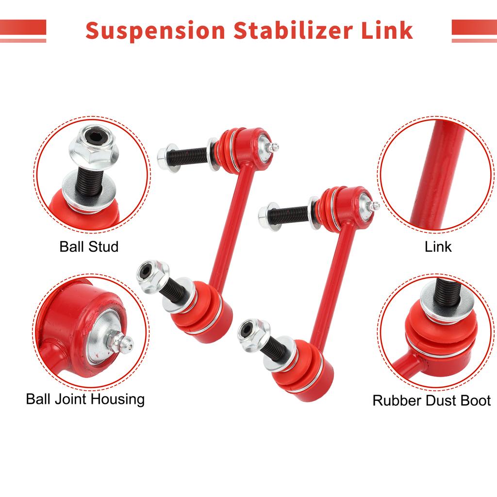 UXCELL 2pcs Front Sway Bar Links Stabilizer Link Kit for Toyota Tacoma 2WD 4WD 05-17