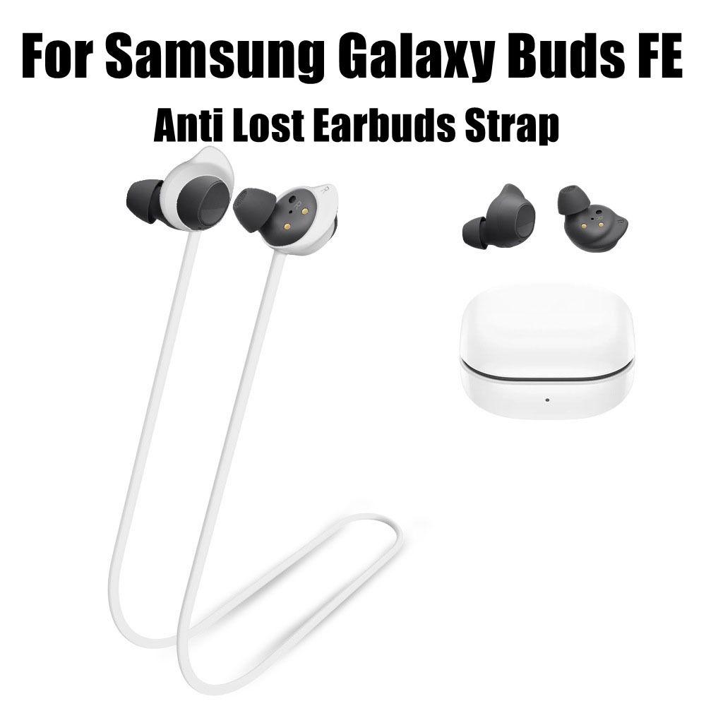 Гибкий ремешок для наушников с защитой от потери, шнур для наушников Samsung Galaxy Buds FE