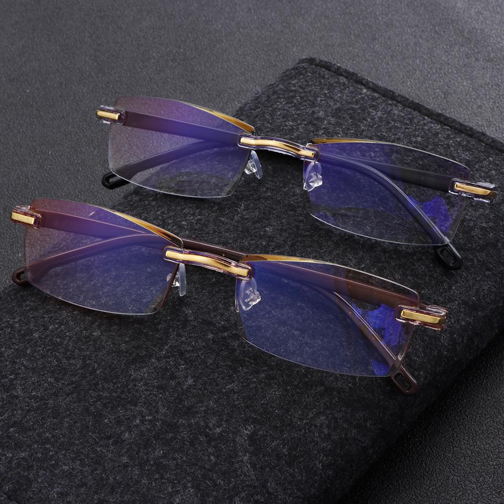 Readers Eyewear Diamond-cut Reading Glasses Radiation Protection Anti Blue Light Presbyopia Glasses