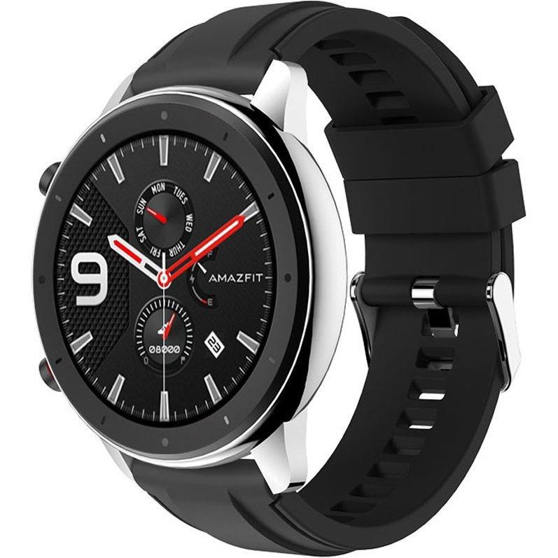 Universal Silicone Strap 22mm, Black