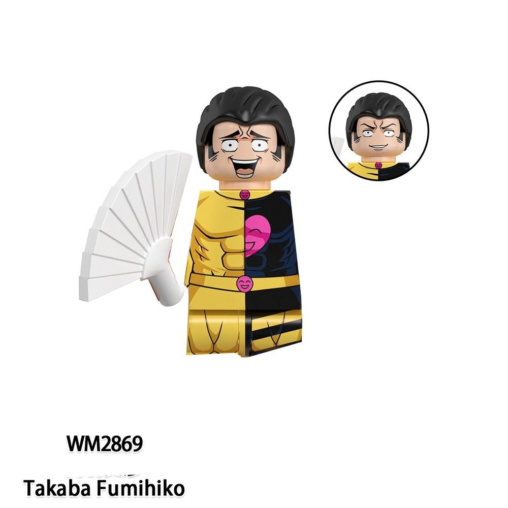 Аниме Мультфильм Магическая битва Годжо Сатору Итадори Юдзи Фусигуро Мэгуми Оккоцу Юта Конструктор Мини Экшн-фигурки Детская игрушка