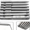 1/4" Hex Shank 65mm/100mm Magnetic Ball End Hexagon Screwdriver Bits Drill Electric Screwdriver Set