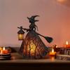 Halloween Decorations Indoor Halloween Witch Lamp Spooky Standing Night Light Unique Witch Statue Table Lamp for Bedroom