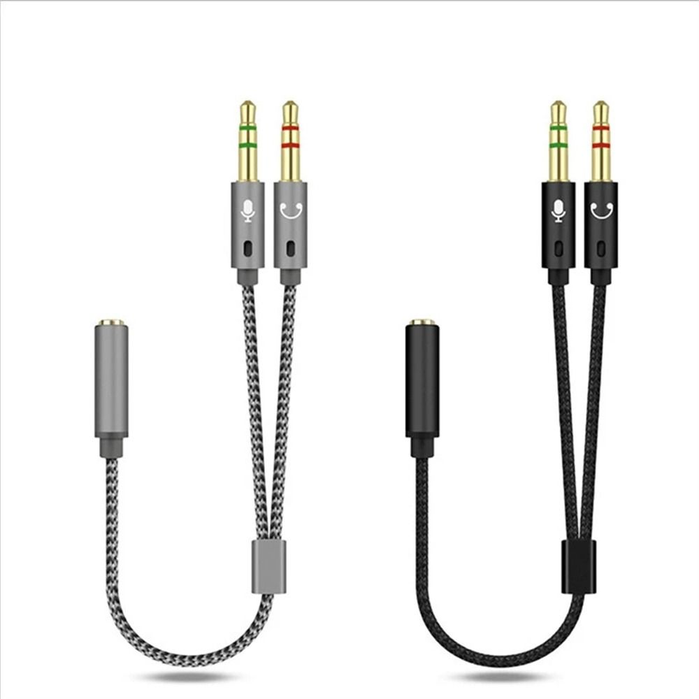 Jack 3.5mm Female 3.5mm Male AUX Cable Y Splitter Cable Cable Converter 1 Female To 2 Male