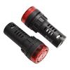 AC/DC 12V Indicator Light with Buzzer Red Flashing Alarm 22mm AD16-22SM Light