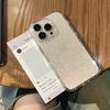 Роскошный прозрачный чехол с блестками для iPhone 11 12 13 14 15 16 Pro Max X XR XS 7 8 Plus Mini Прозрачный противоударный бампер
