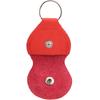 Stylish Guitar Picks Holder Soft PU Leather Plectrum Storage Case Keyring Guitar Accessory