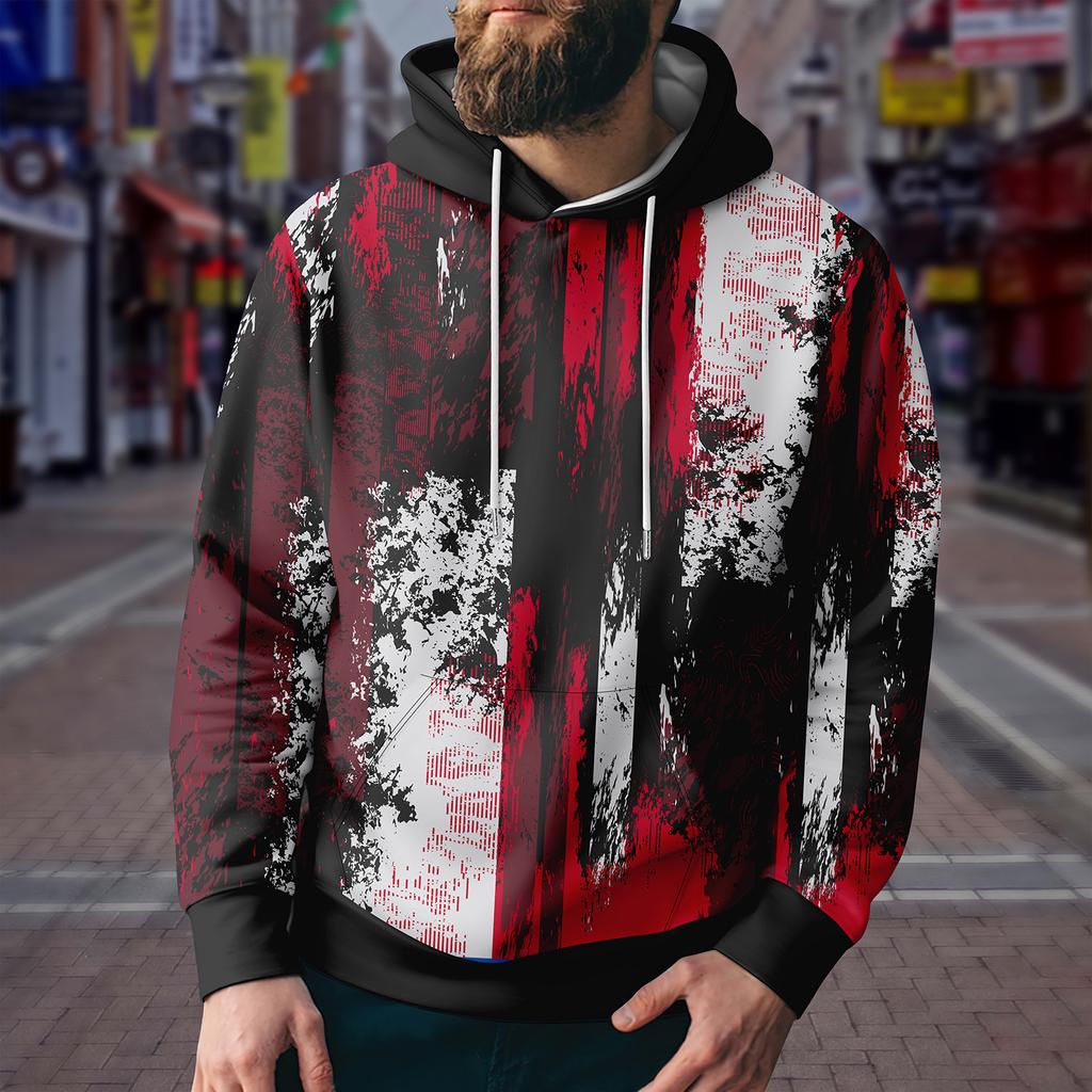 Мужская толстовка с длинными рукавами и ретро-узором, толстовки с 3D-принтом, повседневный спортивный свитер, новинка для путешествий на открытом воздухе, последние коллекции