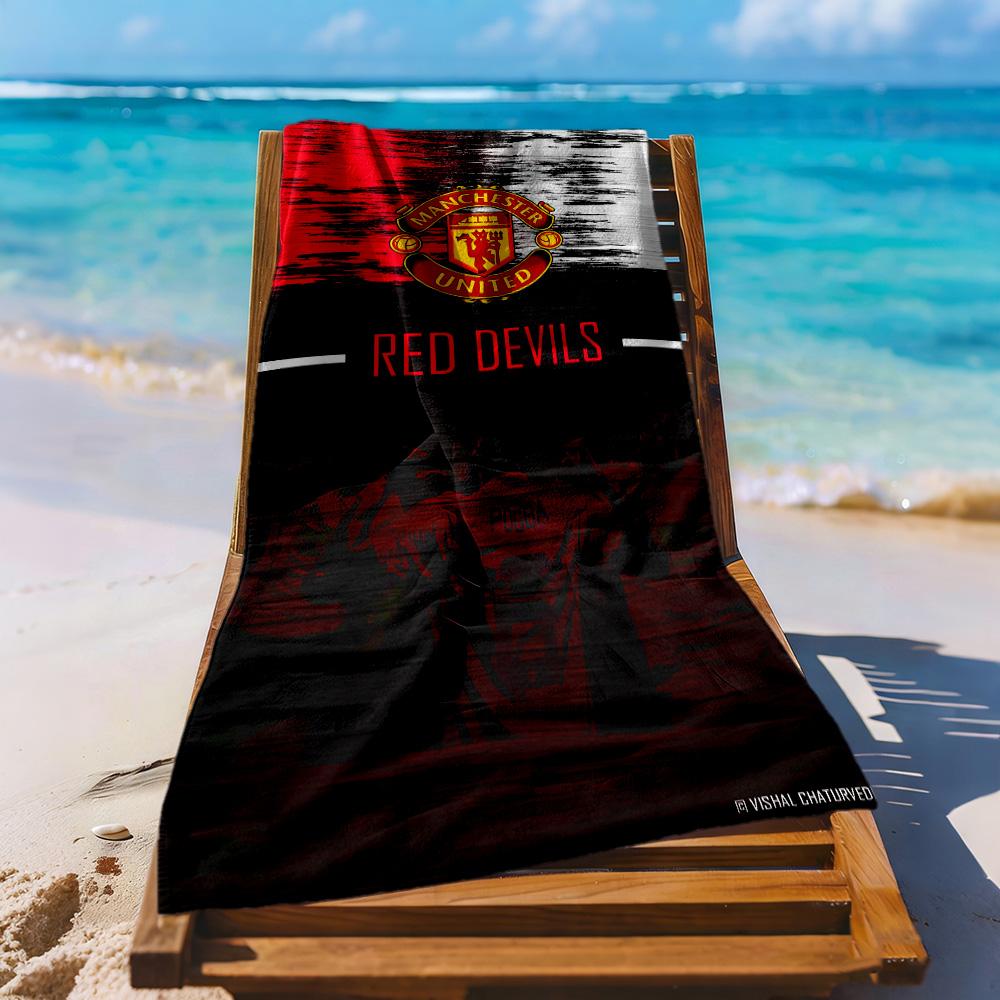 Manchester Beach Towel Super Soft Absorbent Comfortable Lightweight