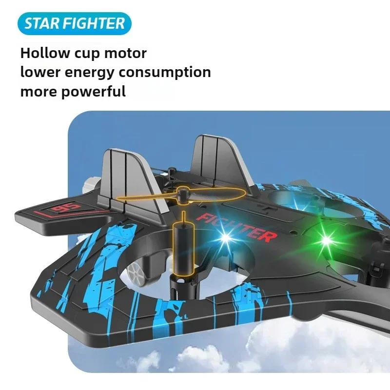 2.4GHz Remote Control Airplane, 4-axis Gyro RC Plane, Stunt Tumbling UAV, Hovering Helicopter, Easy to Fly RC Glider