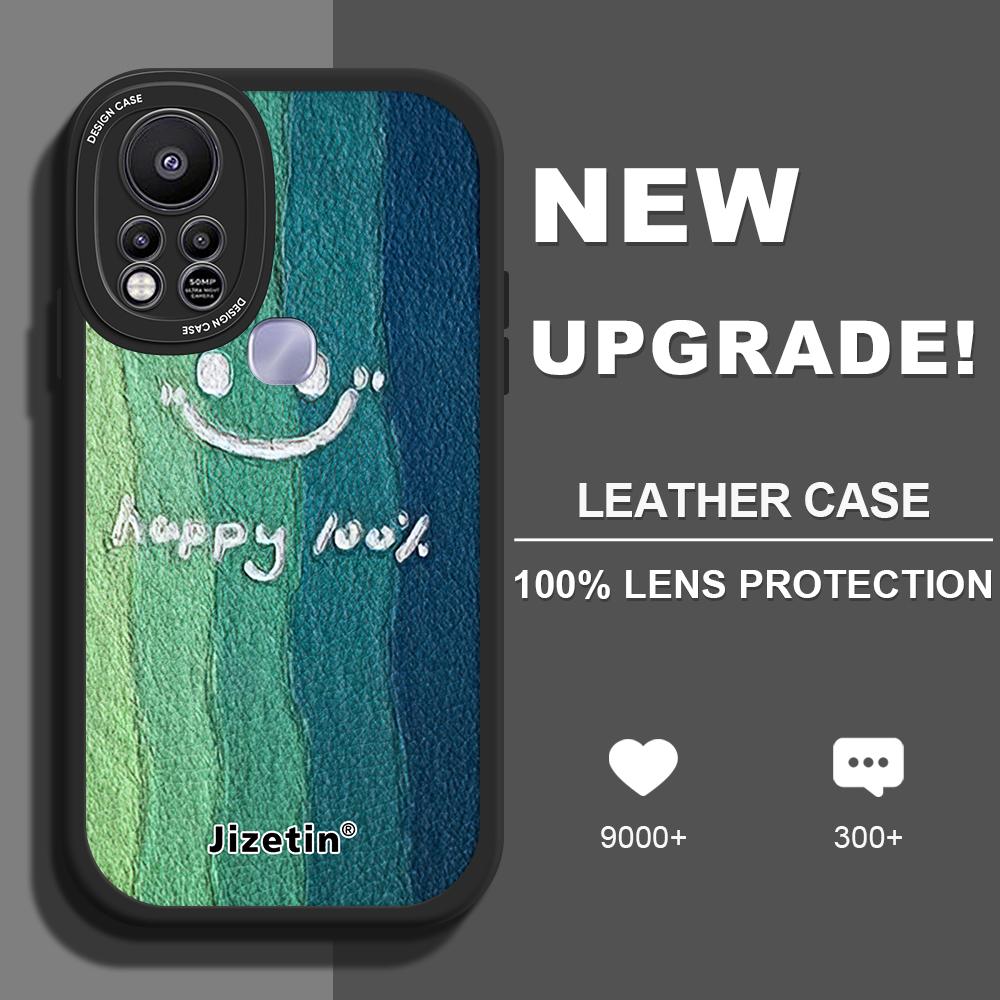 Slim Skin Feeling Cartoon Multicolor Splice Soft Silicone PU Leather Cover Phone Case for iPhone Samsung Huawei Honor Xiaomi Redmi OPPO Realme Vivo