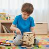 Wooden Material Robot Eating Coin DIY Puzzle Games Creative Assemble Kit  For Kid