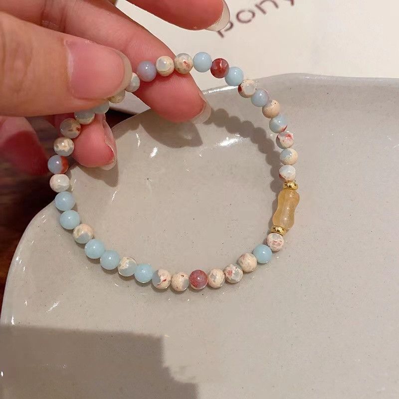 Новый браслет из плетеного бамбука в китайском стиле, новый ретро браслет для пары, набор нишевых браслетов легкой роскоши