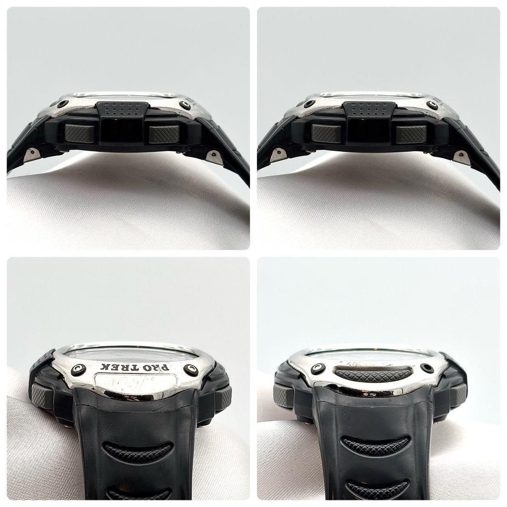Б/у Рабочий item Мужские часы CASIO PRO TREK с солнечной батареей и радиоконтролем PRW-200J-1JR 0787