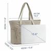Lightweight Yoga Tote Bag Large Capacity Women's Handbags Simple Cloth Shoulder Bag  Work