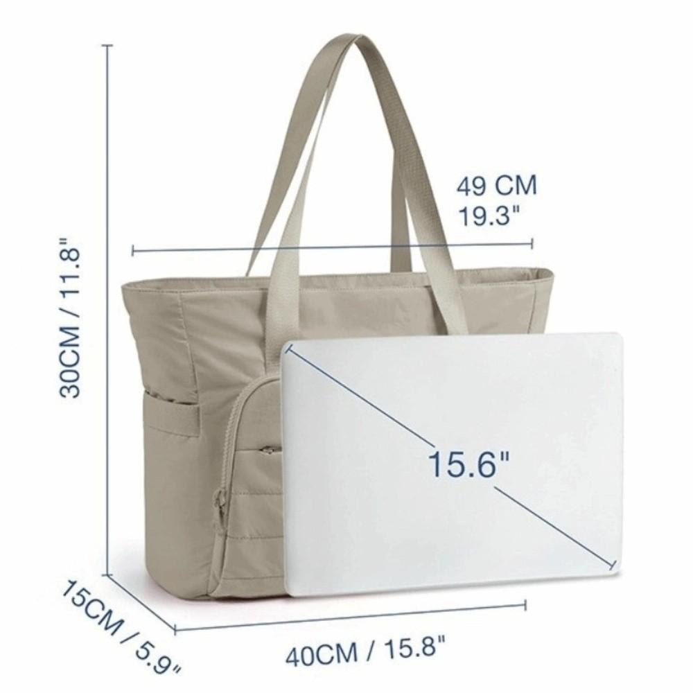Lightweight Yoga Tote Bag Large Capacity Women's Handbags Simple Cloth Shoulder Bag Work
