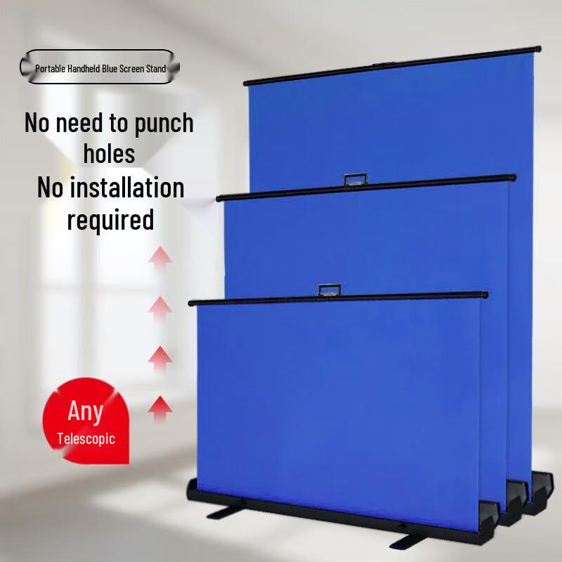 Jashiying Portable Pull-Up Green Screen Background
