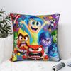 Insides Outs Disgust Square Pillow Cases  Cushion Covers Funny Zipper Decor Pillowcase for Car cm