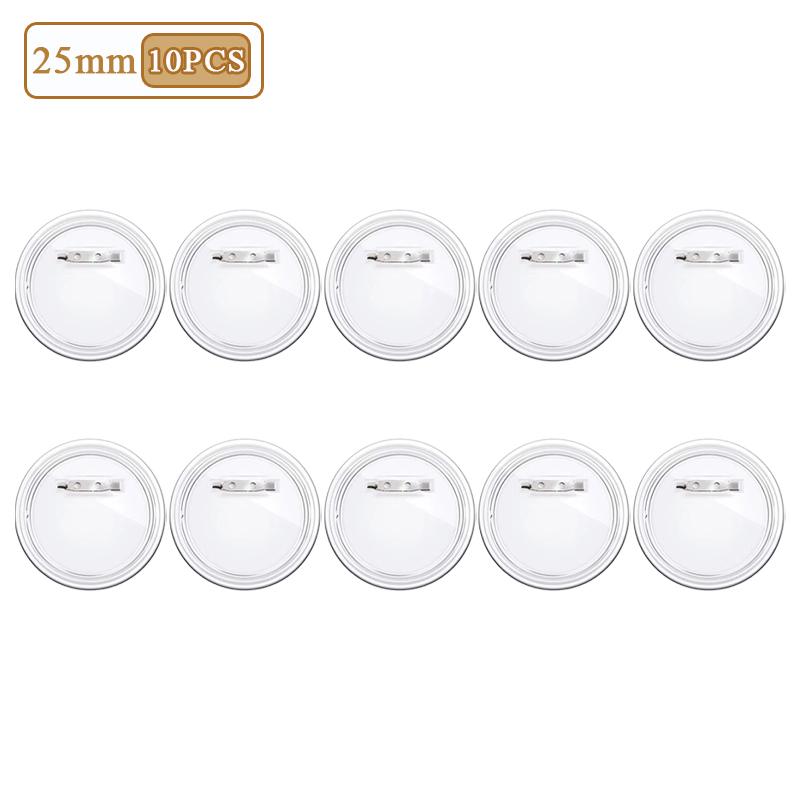 10/30/50 ШТ. Набор для изготовления круглых значков Сделай сам Материалы для значков-пинов для индивидуальных брошей Именных бирок Косплей Мероприятие Вечеринка Материалы для рукоделия