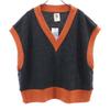 Unused VAST222 19AW Made In Japan By Color V Neck Knit Vest 2 Men's Used