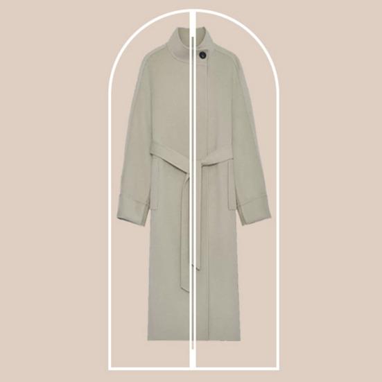 5 шт., пылезащитный чехол для одежды, прозрачный с подвесным крючком, застежка-молния, влагостойкий, пылезащитный, большая вместительная шапка, шарф, защитная сумка для пальто