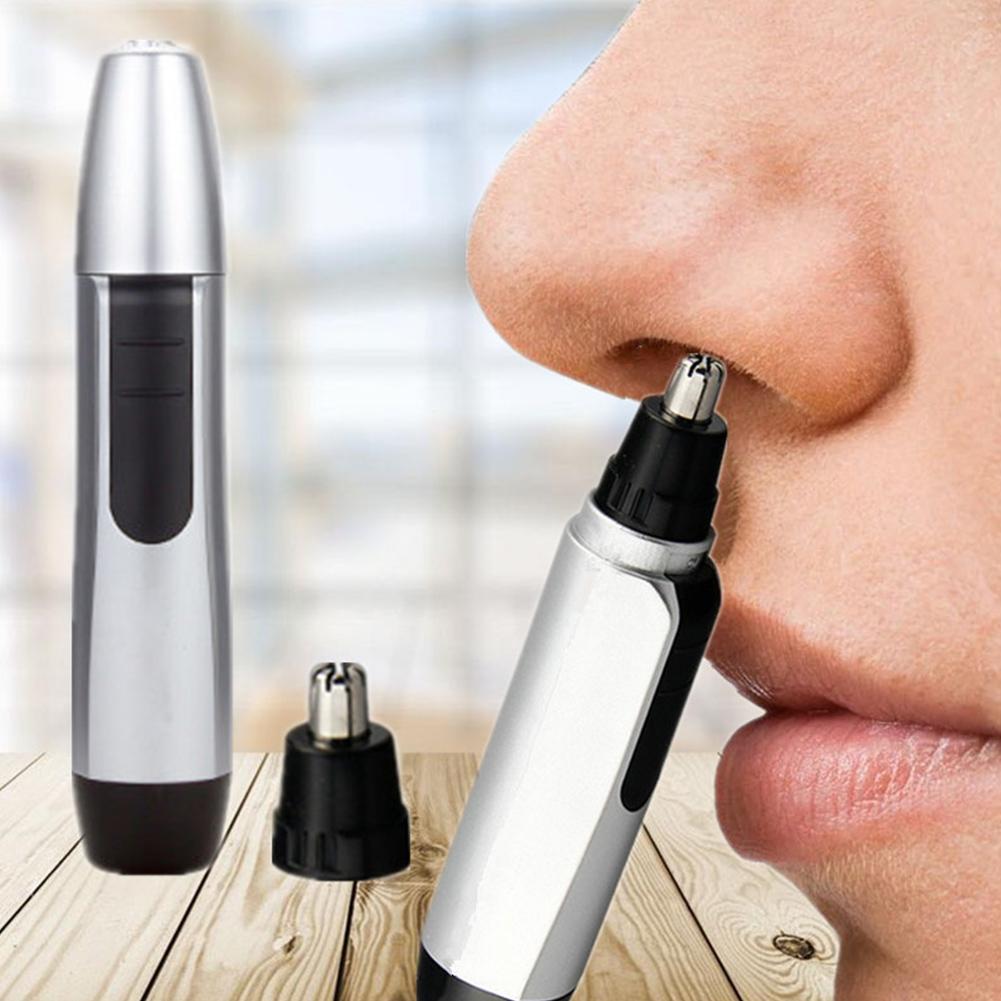 Electric Nose Ear Hair Trimmer Battery Powered Ear and Nose Hair Trimmer Painless Ear Nose & Brow Trimmer for Smoother Cutting