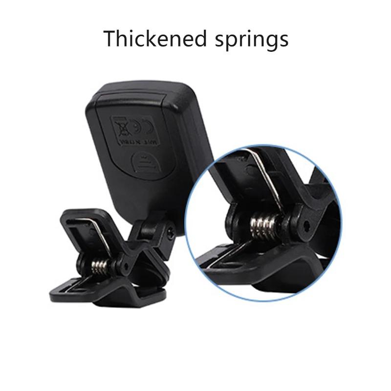 Clip On Guitar Tuner with Color Screen That Can Rotate 360 °, Suitable for Guitar Bass, Ukulele, Violin Charging, Convenient