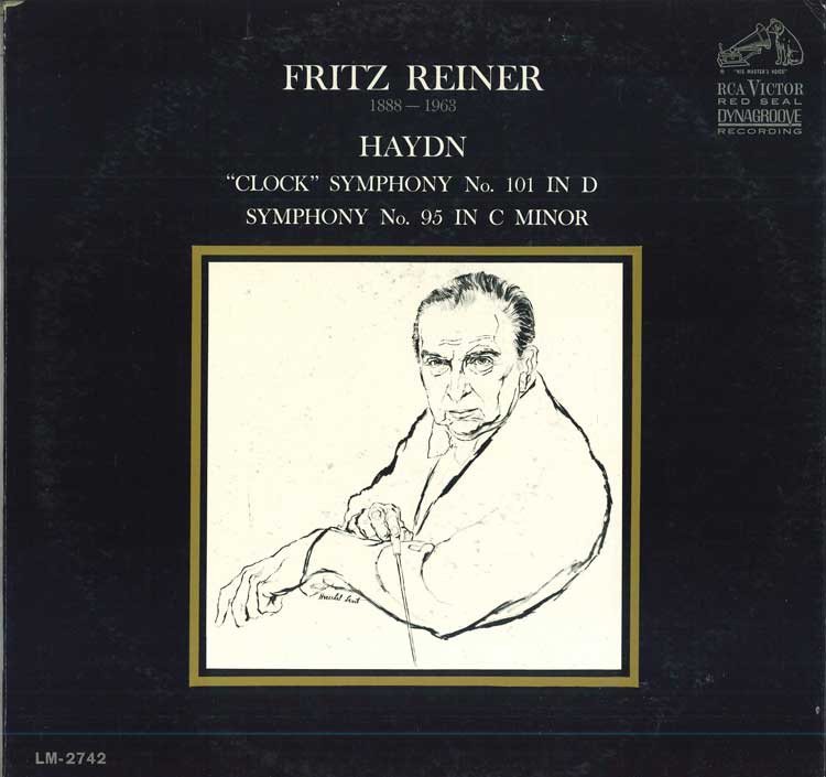 LP Record HAYDN FRITZ REINER Clock Symphony No. 101 In D Symph LSC2742 RCA VICTOR RED Germany Classical Used