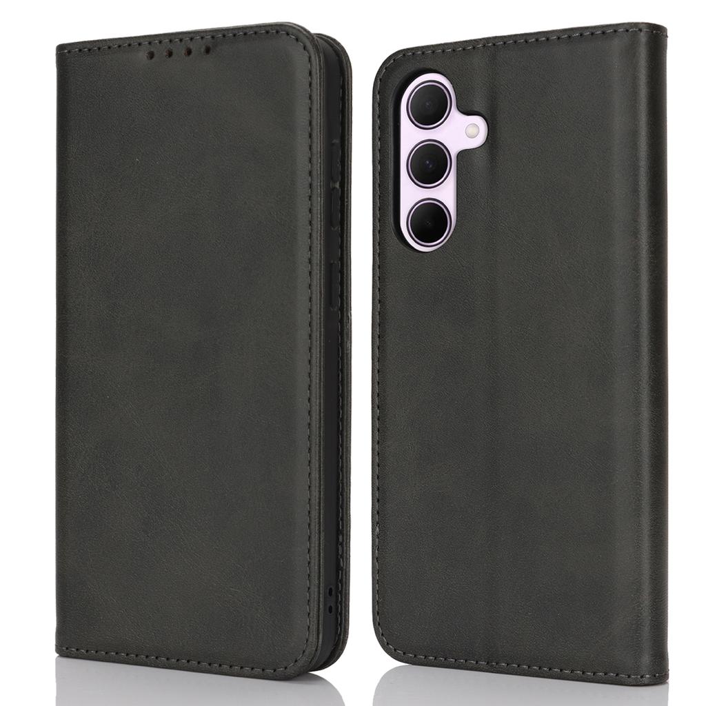For Samsung Galaxy A56 5G/A36 5G Case PU Leather Calf Textured Magnetic Closing Smart Phone Cover