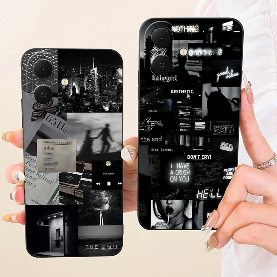 Чехол для телефона Tecno Spark Go 2 Чехол KM4 Милый Панда Прекрасный Кролик Узорчатый Корпус для Tecno Sparkgo2 GO 2 Защитная Крышка для Объектива