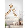 Mother Baby Giraffe Kids Room Wall Sticker Set - Sim706