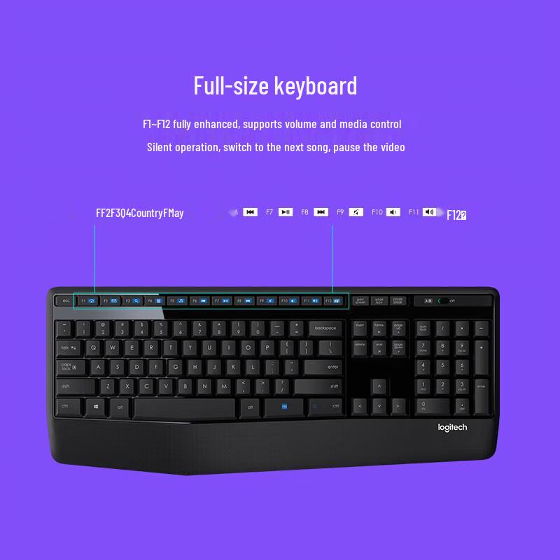 Logitech Беспроводной комбо-набор клавиатура и мышь MK345