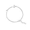 Fashion Korean 925 Sterling Silver Butterfly Charm Bracelet &Bangle For Women Jewelry  SL352