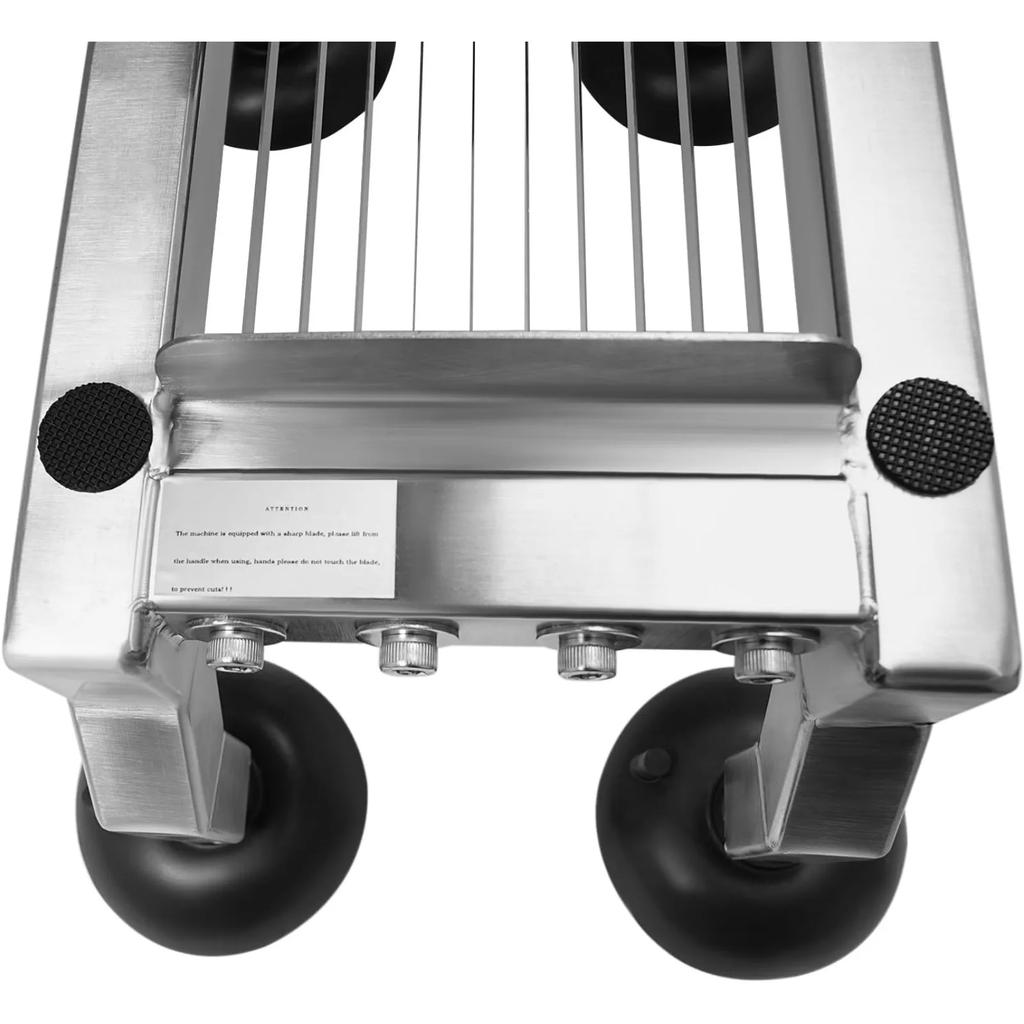 Commercial Tomato Slicer Tabletop Fruit Vegetable SlicerSlicer Tool with 4 Suction Cups 10mm Thickness Manual Cutter