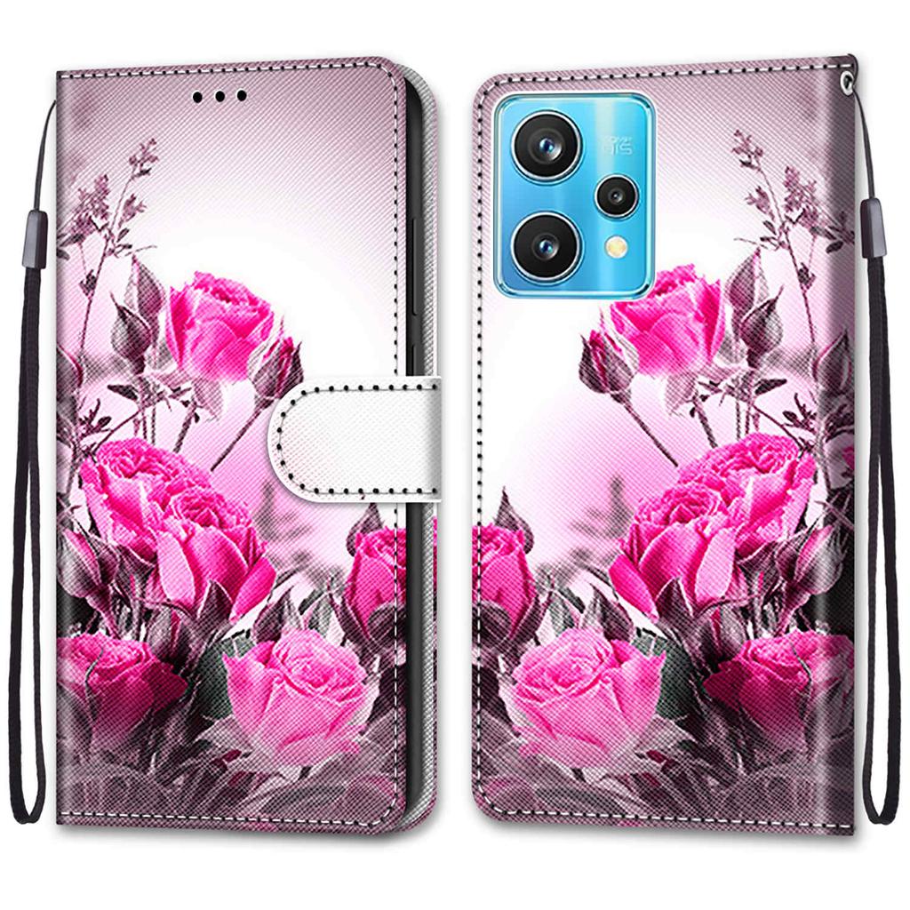 Роскошный окрашенный кожаный чехол-книжка, защитный чехол для Realme GT Neo3/Realme 9 Pro Plus/Oppo Find X5 Pro/Oppo A57 A77 A36 A11X A58 A8X