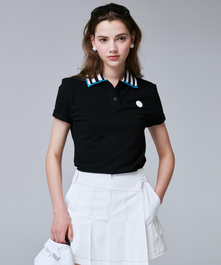 KLIMGOLF Double Collar Pique Tee