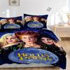 Hocus Pocus Magic Night Print 3Pcs Bedding Setduvet Cover With 2 Bedropillowcase Home Birthday Gift