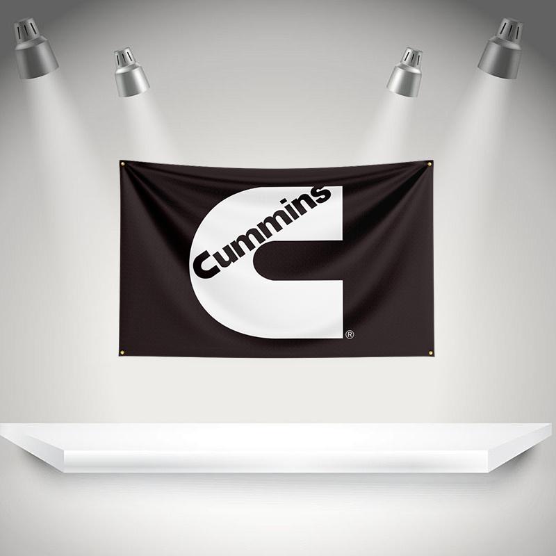 Ccunmmins Flag Auto Parts Tools Banner 3x5ft With Brass Grommets Hd Printing Tapestry Exhibition Car Fans Garage Decor