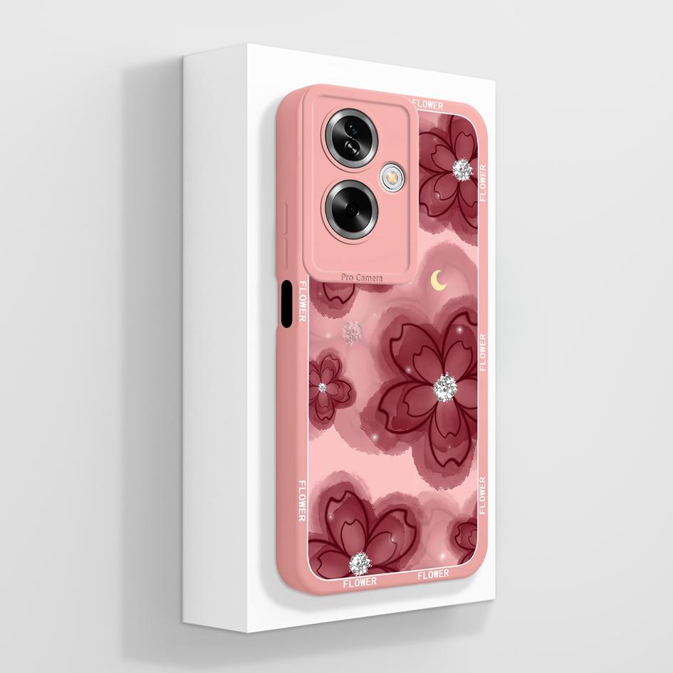 Для OPPO A79 A77 A77s A78 A83 A91 A92 A93 A93s A94 A95 A96 4G 5G чехлы для телефонов прекрасный рисунок панды котенка жидкий силиконовый противоскользящий чехол для OPPO Capa