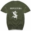 Мужская футболка с рисунком SEPULTURA 2 летний стиль новинка мужская верхняя одежда футболки брендовые футболки