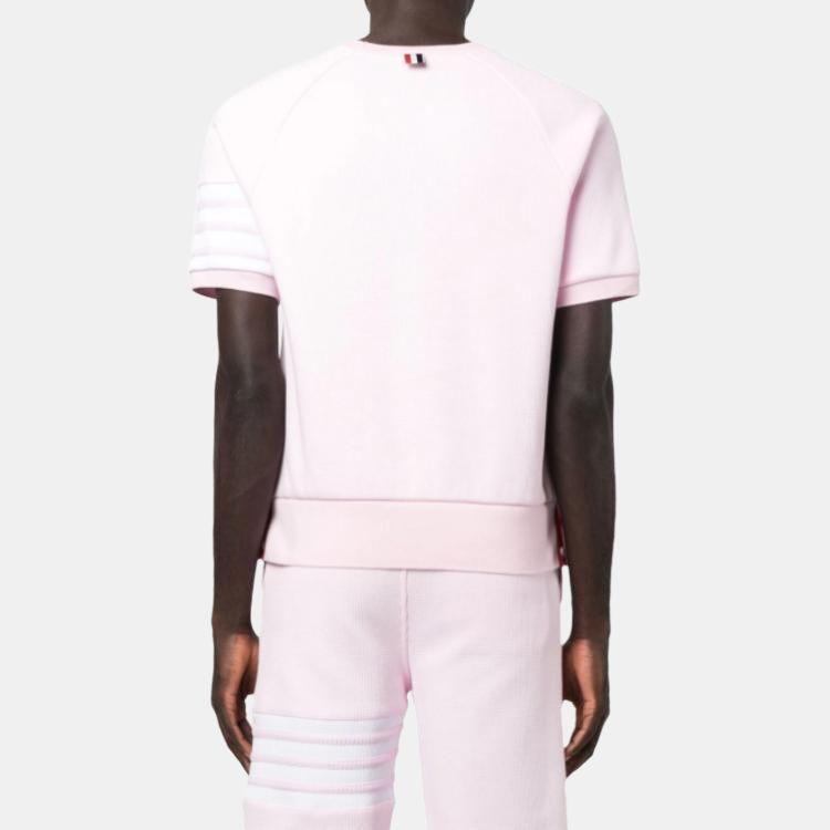 THOM BROWNE Knitwear Men's Pink Crew Neck Thin Other MJT295A-06452-680