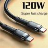 PD 120W Super Charging For Samsung S24 S23 USB C TO USB Type C Cable For iPhone 15 Plus Pro Max Xiaomi 11 4.0 Quick Fast Charger
