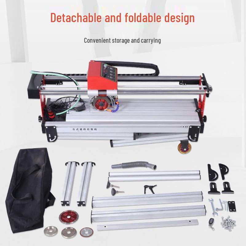 Smart 45° Beveling & Grooving Machine for Desktop Tile, Marble, and Countertop Cutting