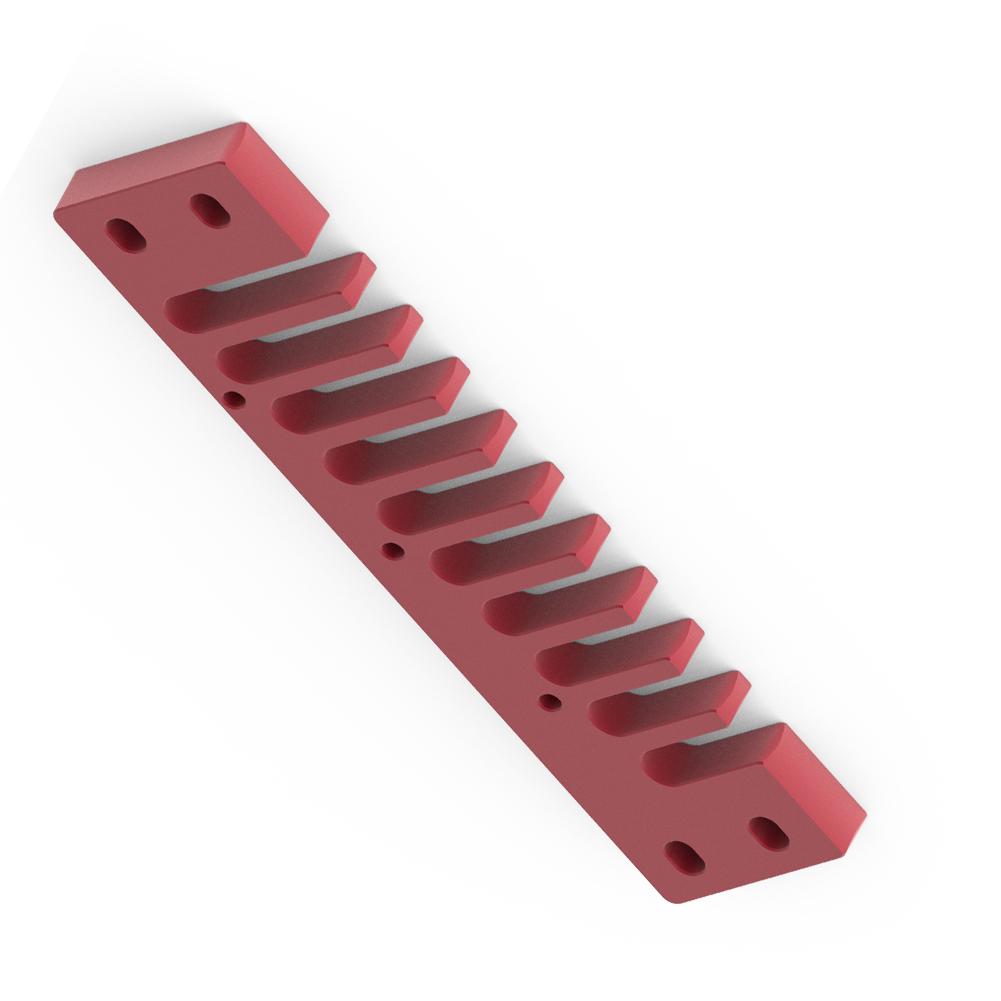 Aluminum Alloy Comb Harmonica Part for Hohner Marine Band Crossover   Deluxe (Red)