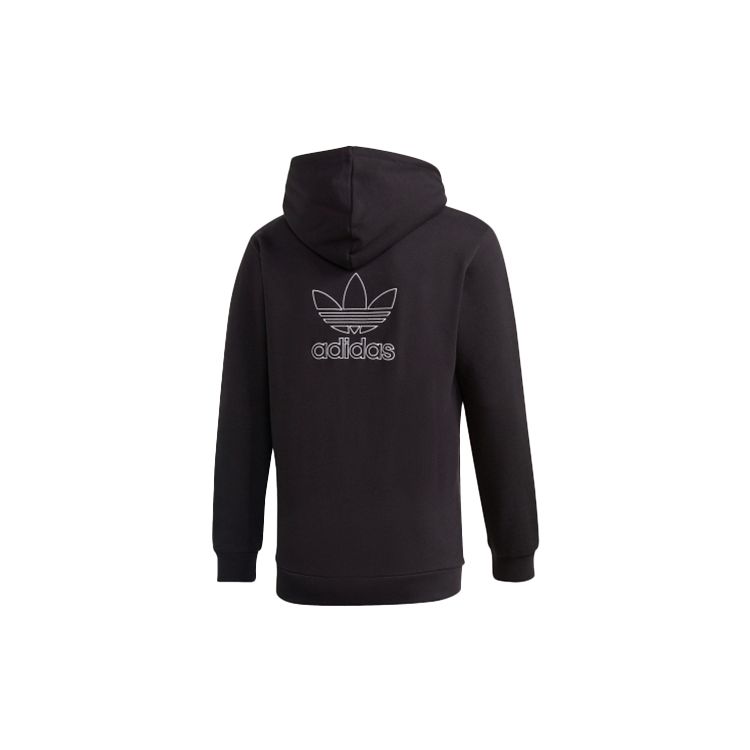 adidas Мужская толстовка Originals с логотипом Trefoil Черная GE0795